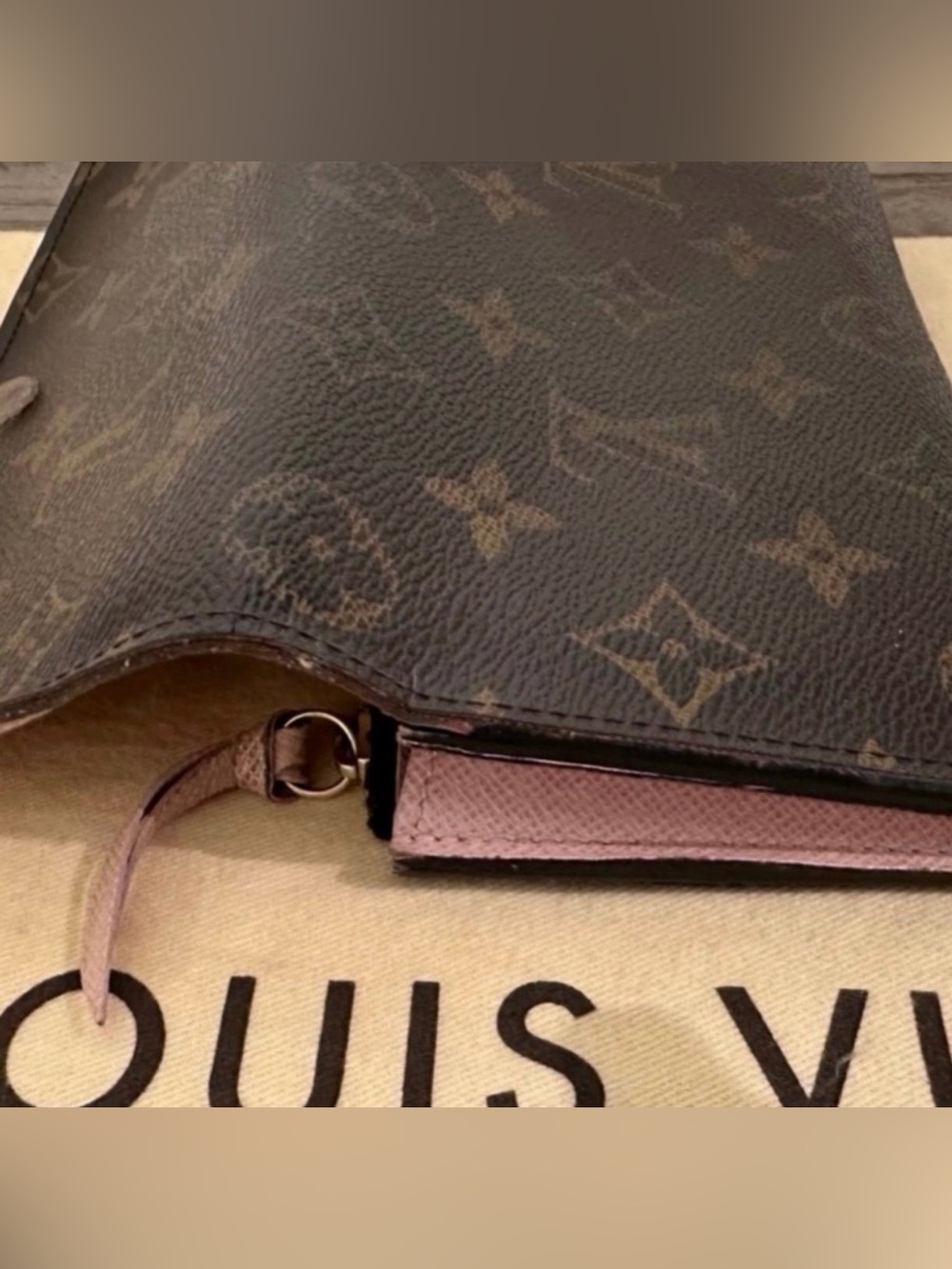 Louis Vuitton Monogram Canvas Emilie Bifold Wallet - Rose Ballerine Interior - Picture 7 of 13
